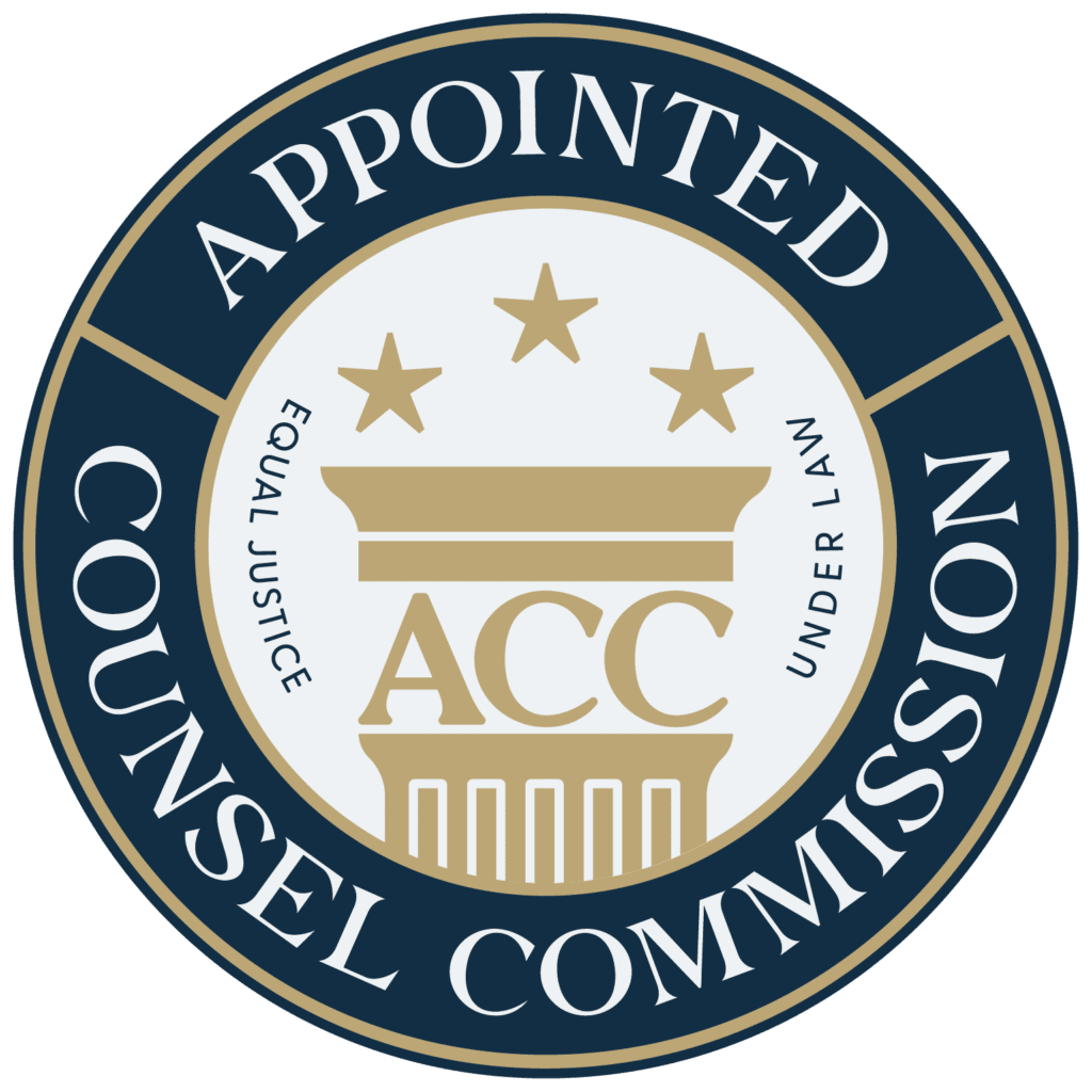 appointed counsel commission primary logo 4c vintagenavy gold 01